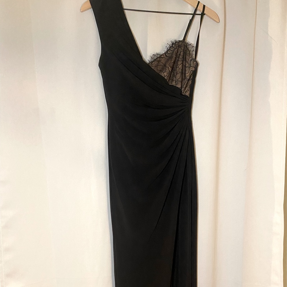 BCBGMaxAzria/ Black/ Formal/ Dress/ Lace Detail